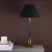 Le Grande Brass &  Black Lamp by Biggie Best